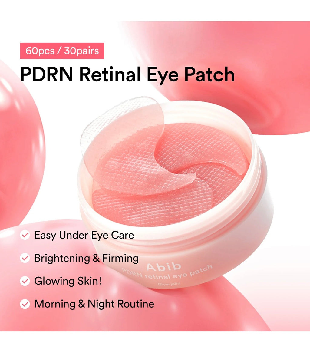 ABIB PDRN RETINAL EYE PATCH GLOW JELLY/ 60 EACH (30 PAIRS)