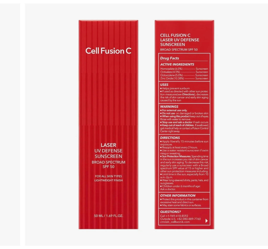 CELL FUSION C - LASER UV DEFENSE SUNSCREEN SPF 50