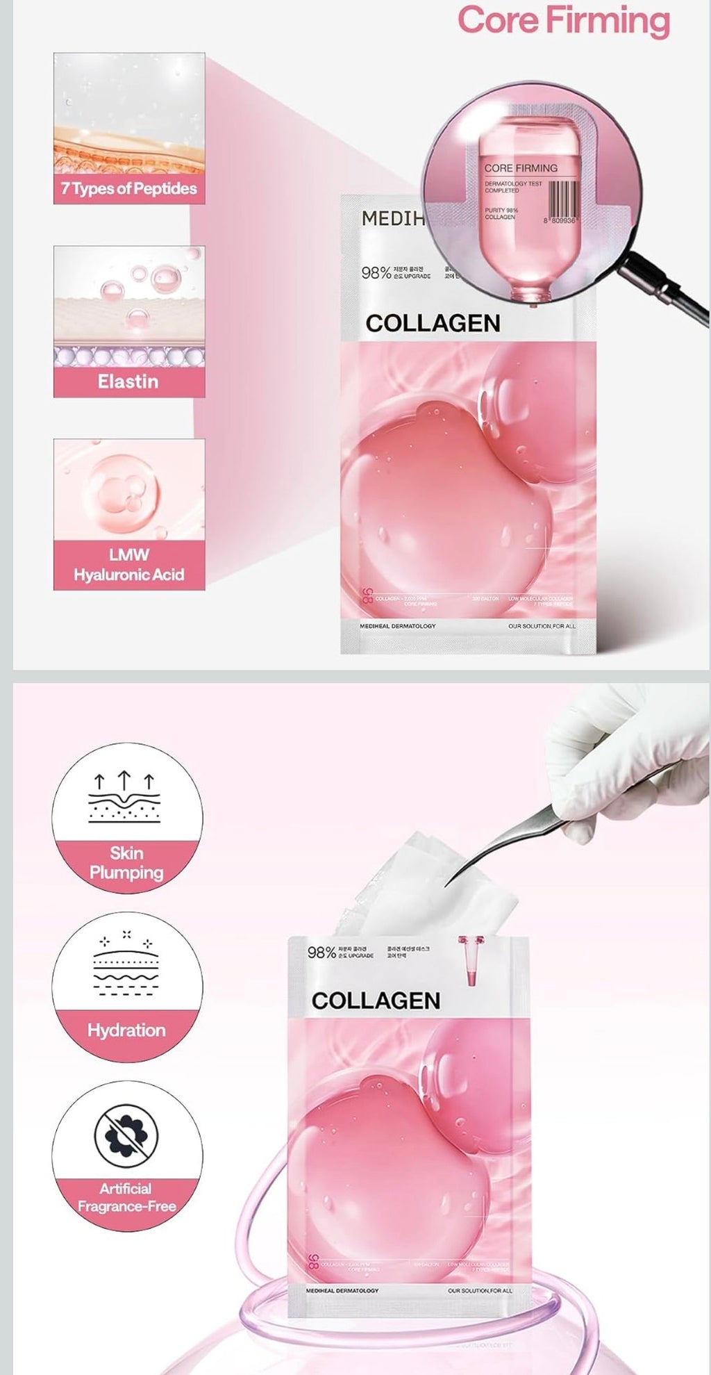 MEDIHEAL COLLAGEN SHEET MASK 10 PACK