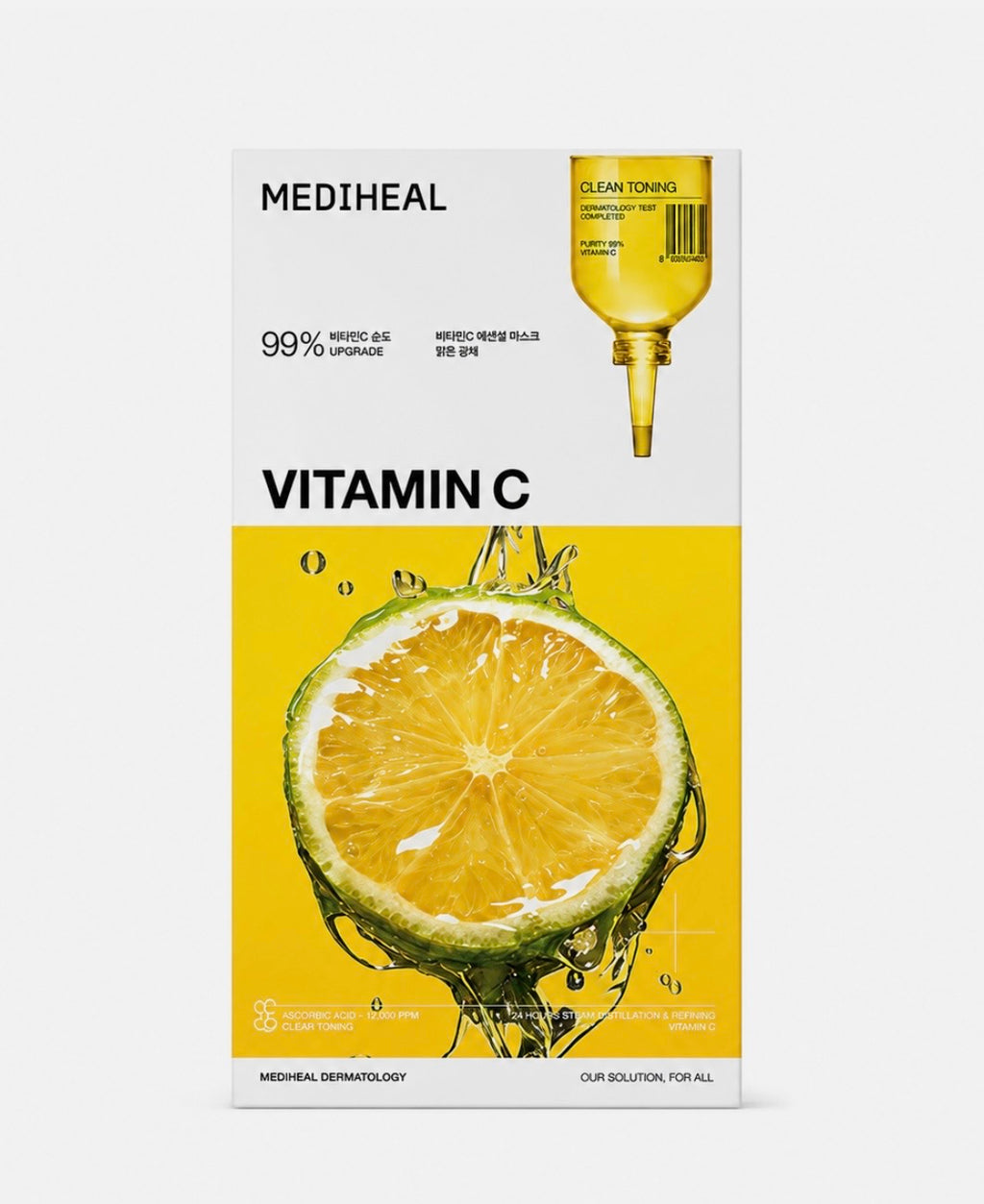 MEDIHEAL SHEET MASK VITAMIN C 10 PACK