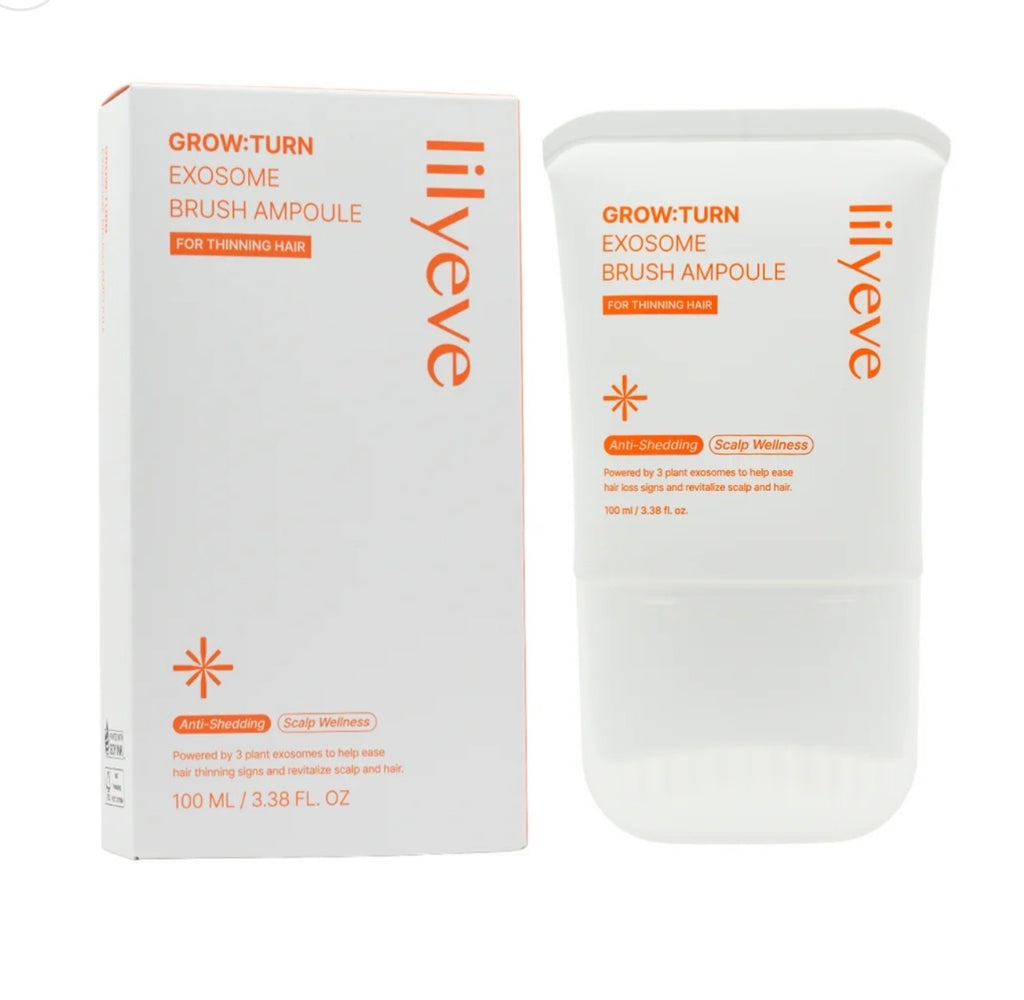 Lilyeve Grow-Turn Exosome Brush Ampoule 100ml Korean hair growth serum | Glow Skin Beauty Shop.