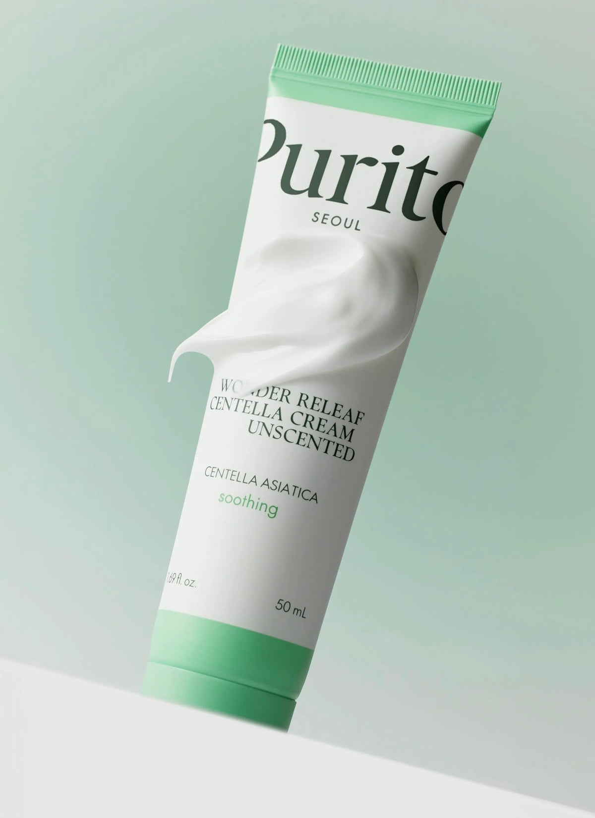 PURITO Seoul Wonder Releaf Centella Facial Cream 50ml unscented Korean moisturizer | Glow Skin Beauty Shop.