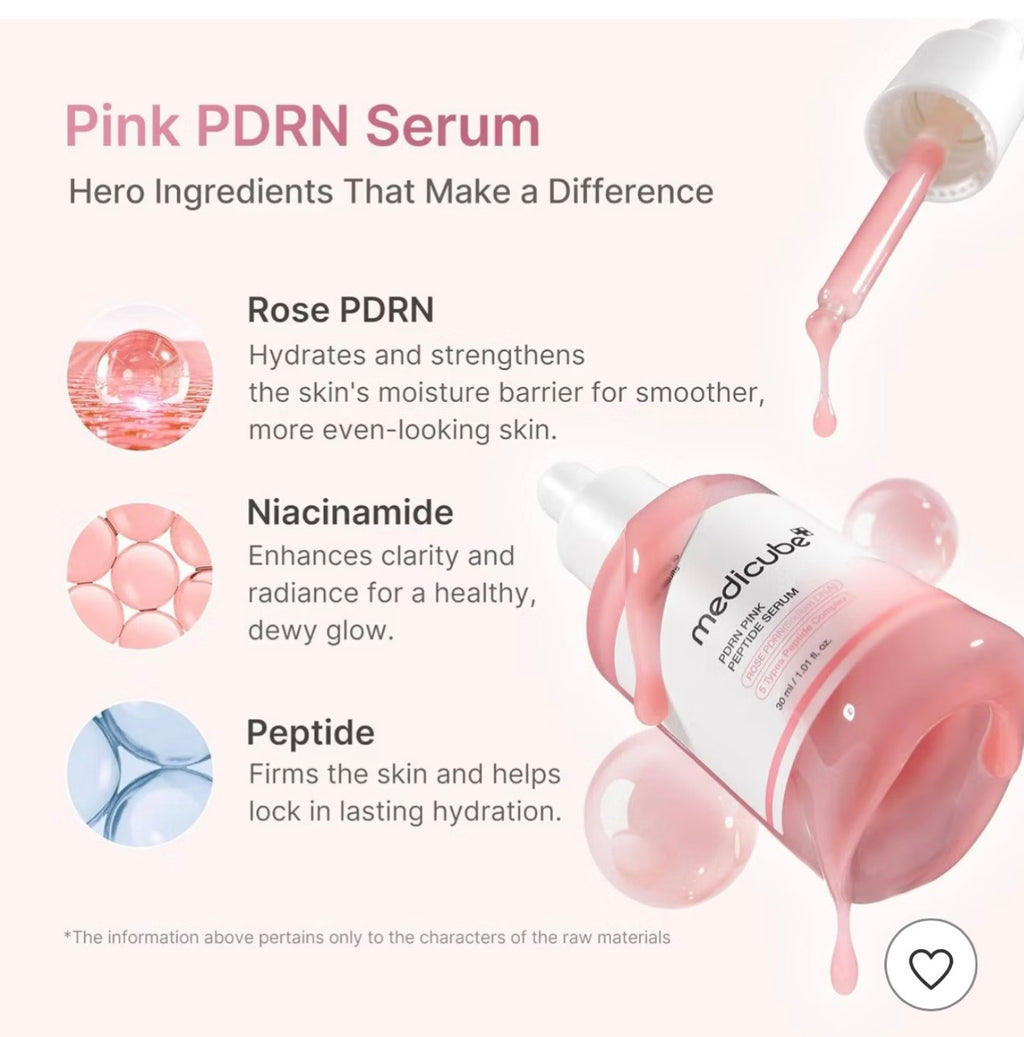 MEDICUBE PDRN PINK PEPTIDE SERUM 30 ML