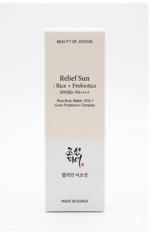 Beauty of Joseon Relief Sun Rice Probiotics SPF50 50ml Korean sunscreen | Glow Skin Beauty Shop.