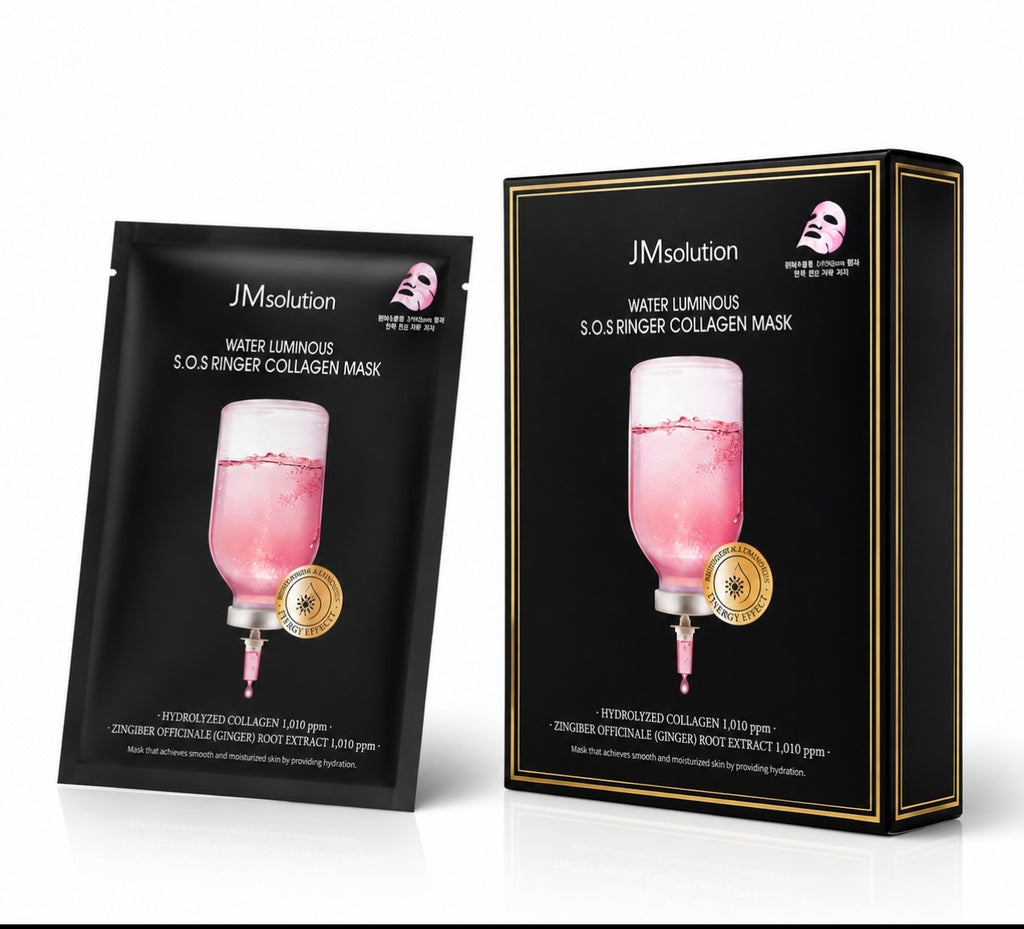 JM SOLUTIONS WATER LUMINOUS AMPOULE VITA MASK PLUS (10 SHEETS/BOX)