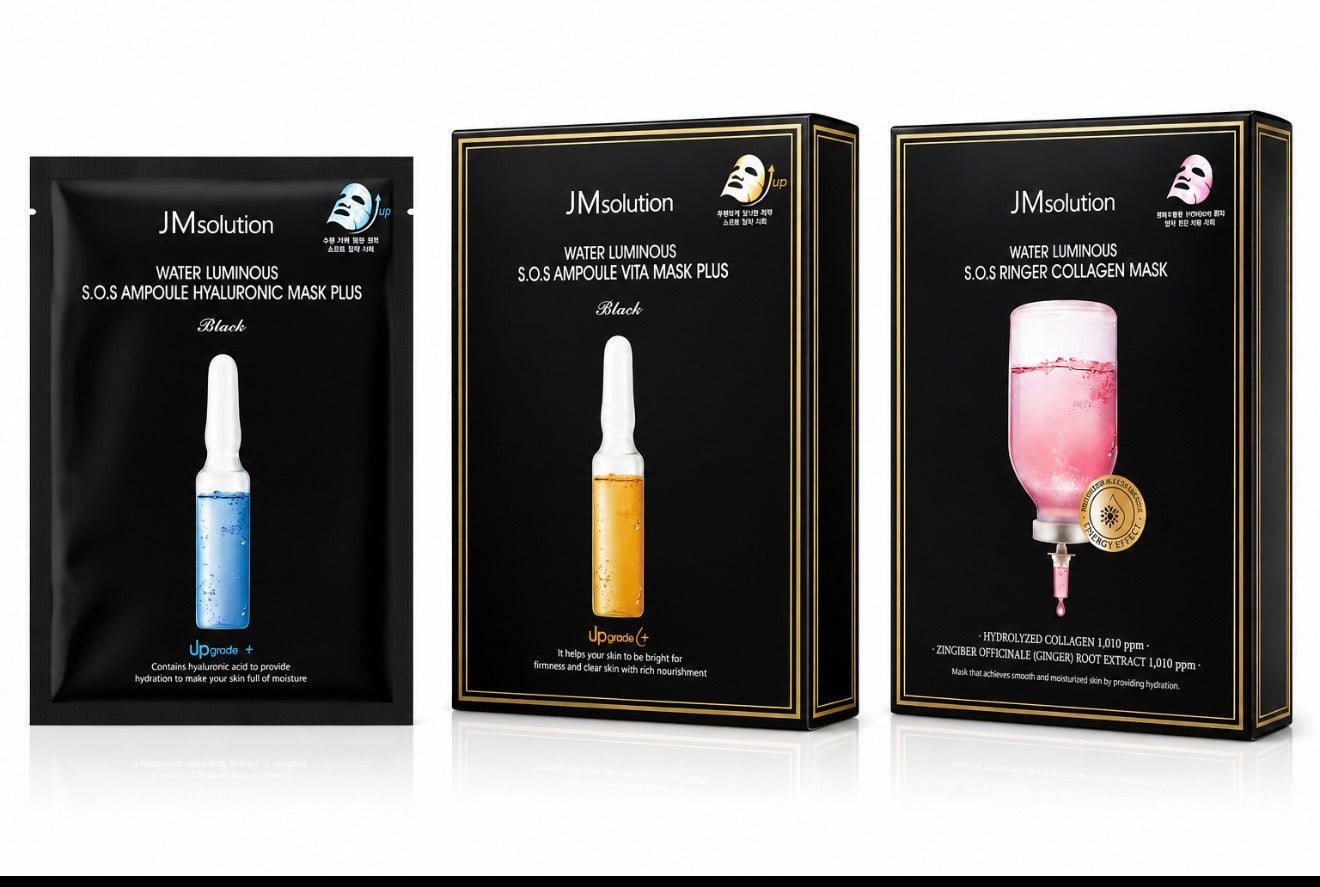 JM SOLUTIONS WATER LUMINOUS AMPOULE VITA MASK PLUS (10 SHEETS/BOX)